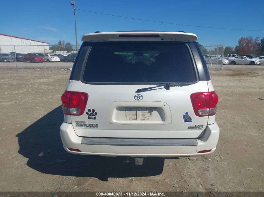 2007 Toyota Sequoia Limited V8 VIN: 5TDZT38AX7S291143 Lot: 40840073