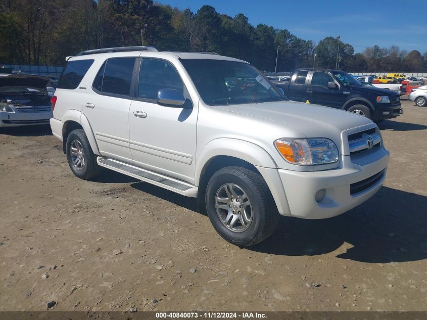 2007 Toyota Sequoia Limited V8 VIN: 5TDZT38AX7S291143 Lot: 40840073