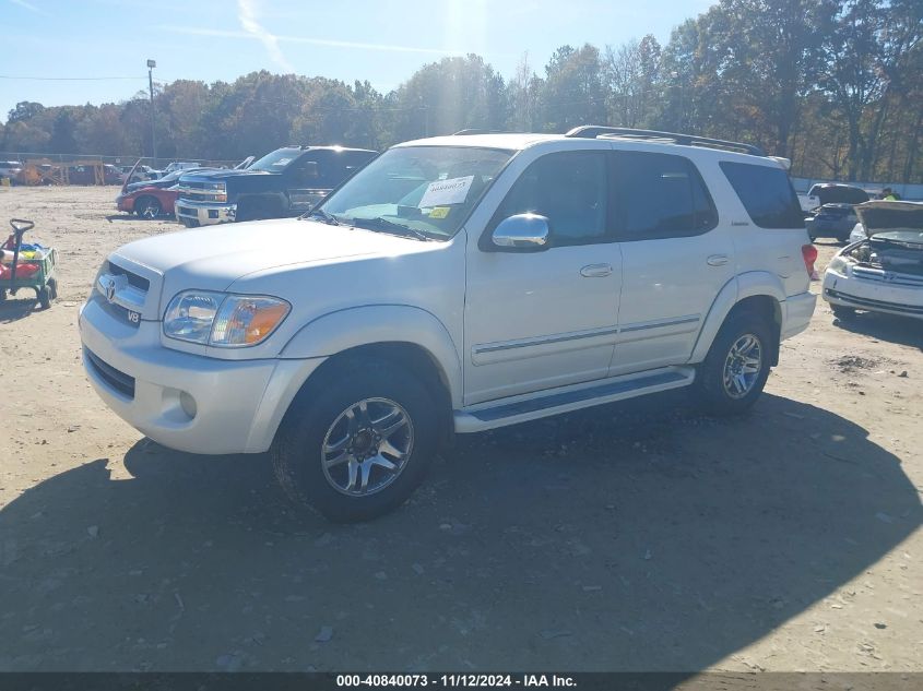 2007 Toyota Sequoia Limited V8 VIN: 5TDZT38AX7S291143 Lot: 40840073