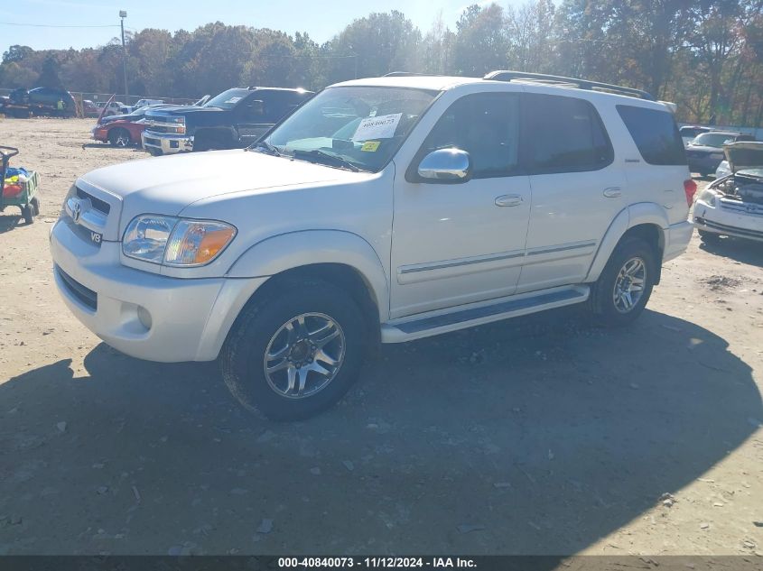 2007 Toyota Sequoia Limited V8 VIN: 5TDZT38AX7S291143 Lot: 40840073