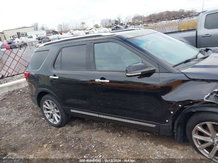 2017 Ford Explorer Limited VIN: 1FM5K8F80HGA57714 Lot: 40840080