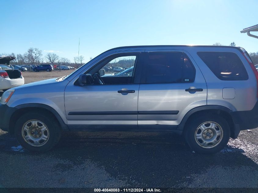 2005 Honda Cr-V Lx VIN: JHLRD78565C006320 Lot: 40840083