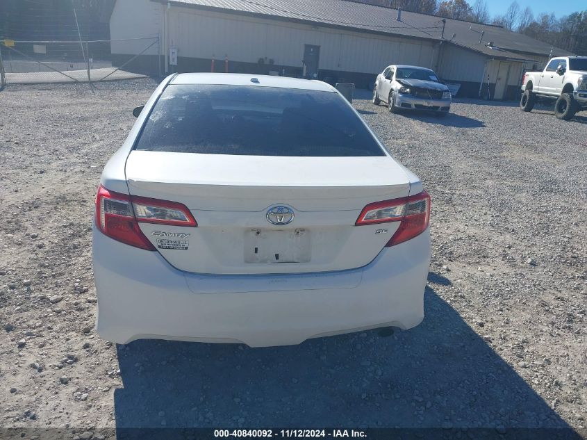 2012 Toyota Camry Se VIN: 4T1BF1FK4CU502752 Lot: 40840092