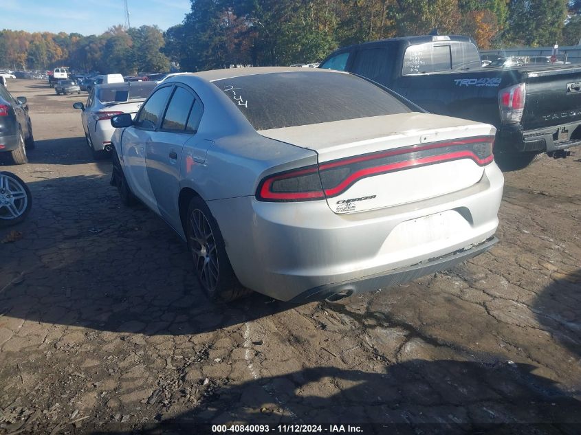 2015 Dodge Charger Police VIN: 2C3CDXAT2FH902144 Lot: 40840093