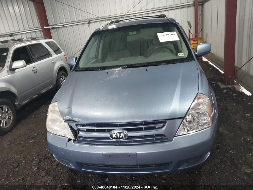 2009 Kia Sedona Lx VIN: KNDMB233096315470 Lot: 40840104