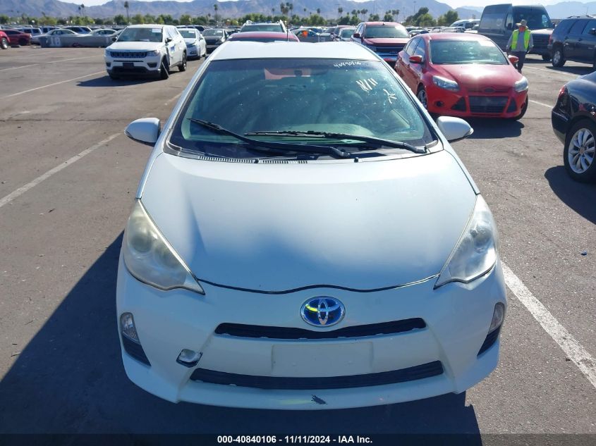 2014 Toyota Prius C Two VIN: JTDKDTB33E1560232 Lot: 40840106