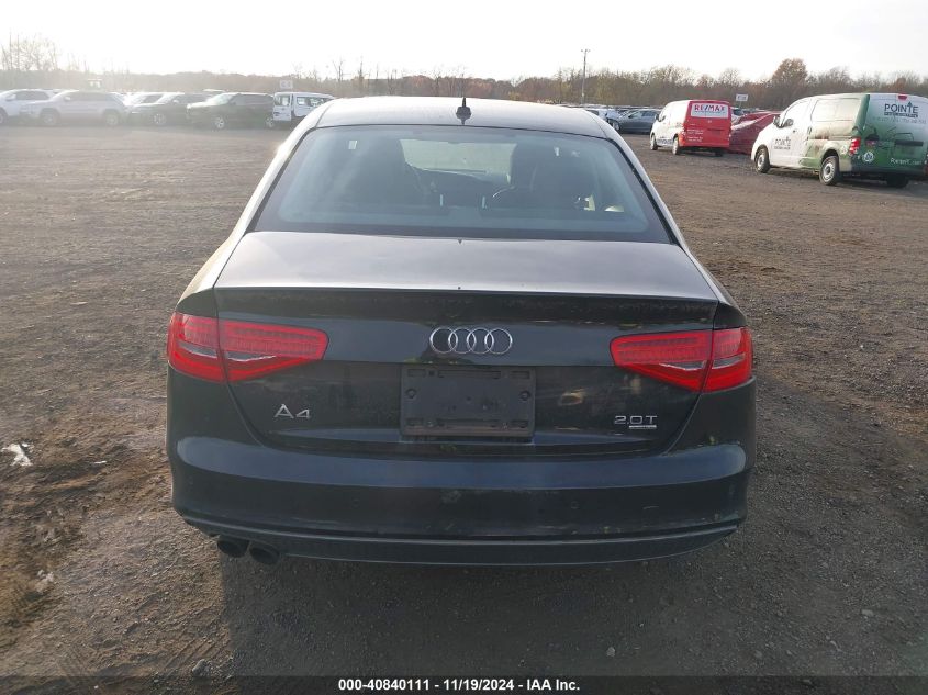 2015 Audi A4 2.0T Premium VIN: WAUFFAFL0FN012707 Lot: 40840111