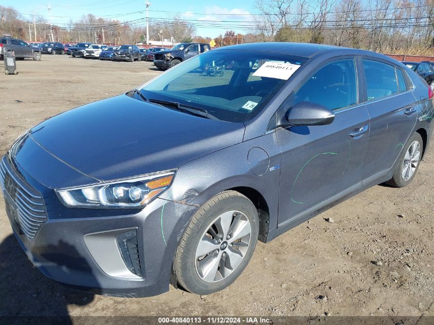 2019 Hyundai Ioniq Plug-In Hybrid Limited VIN: KMHC75LD2KU154916 Lot: 40840113