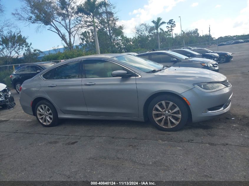 2015 Chrysler 200 C VIN: 1C3CCCCG3FN519591 Lot: 40840124