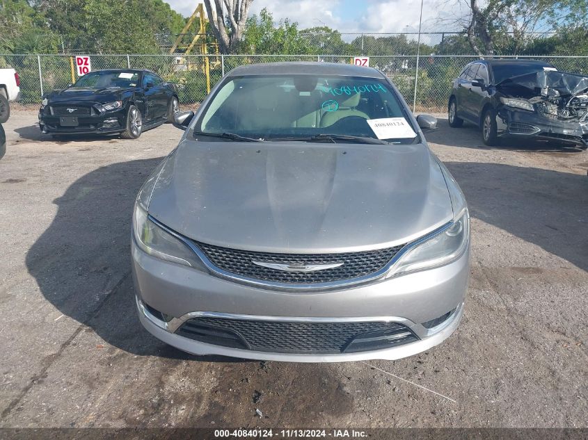 2015 Chrysler 200 C VIN: 1C3CCCCG3FN519591 Lot: 40840124