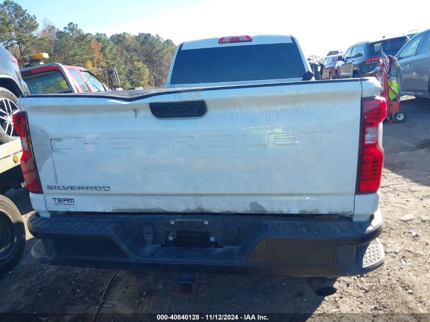 2022 Chevrolet Silverado 2500Hd 2Wd Long Bed Wt VIN: 1GC0WLE72NF118304 Lot: 40840128