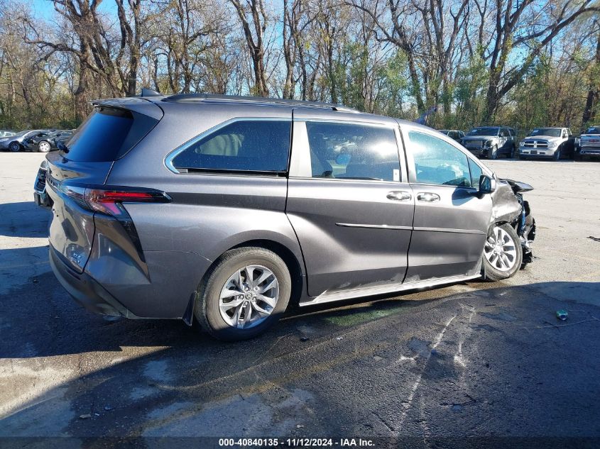 2024 Toyota Sienna Xle VIN: 5TDJRKEC1RS204762 Lot: 40840135