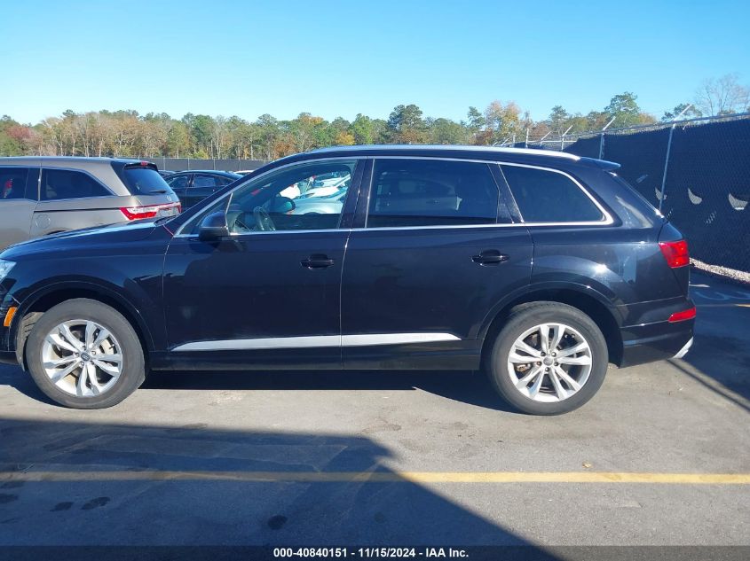 2017 Audi Q7 3.0T Premium VIN: WA1LAAF74HD033585 Lot: 40840151