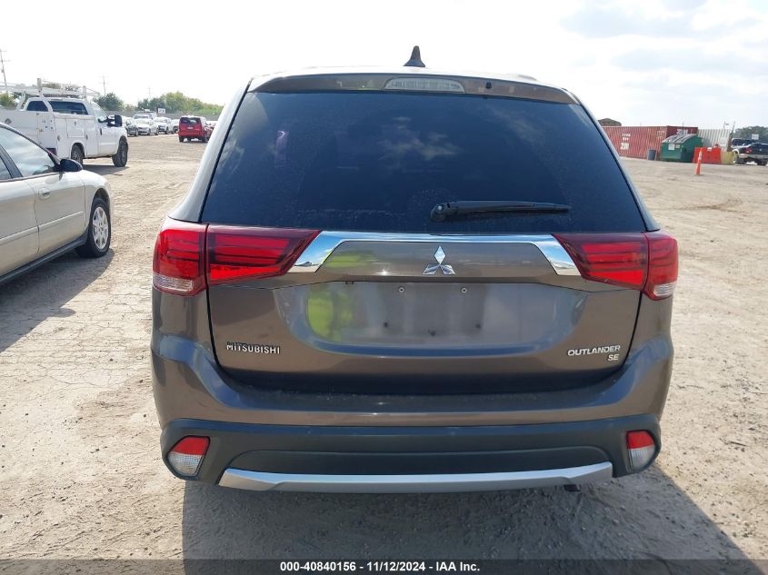 2018 Mitsubishi Outlander Se VIN: JA4AD3A39JZ009452 Lot: 40840156