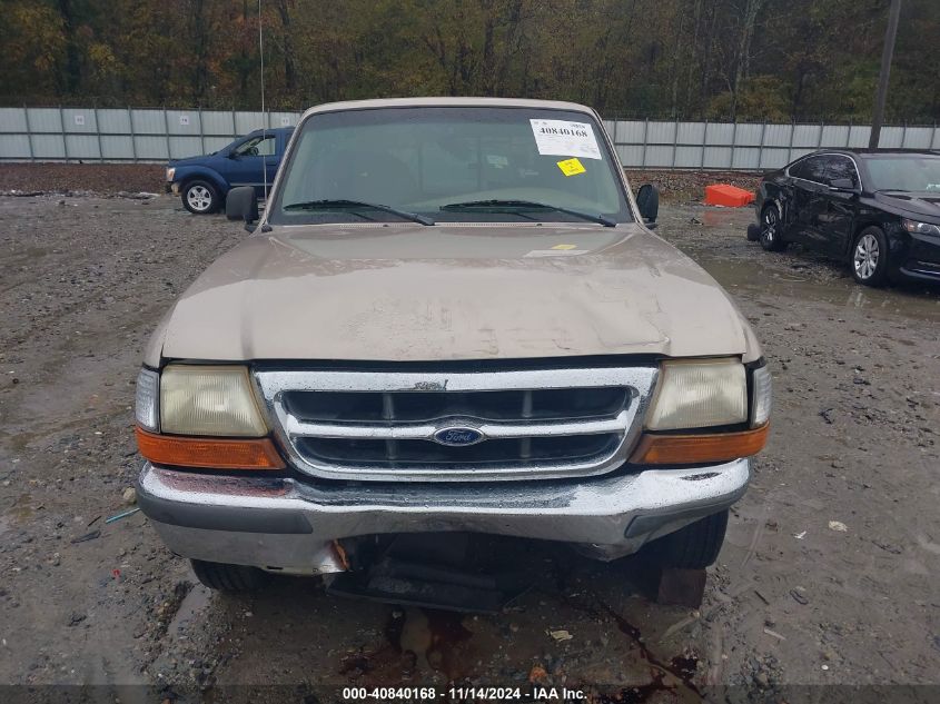 1998 Ford Ranger Splash/Xl/Xlt VIN: 1FTYR14U1WPA10371 Lot: 40840168