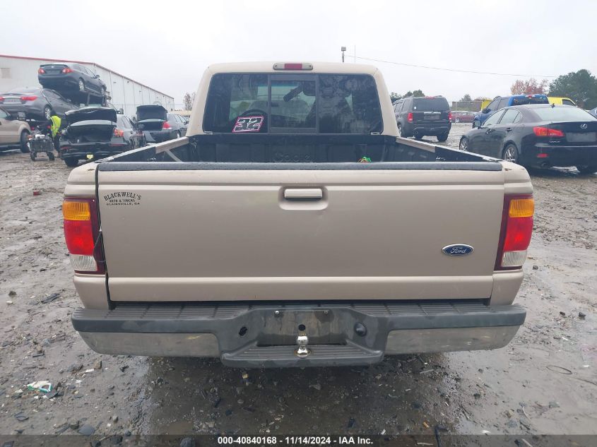 1998 Ford Ranger Splash/Xl/Xlt VIN: 1FTYR14U1WPA10371 Lot: 40840168