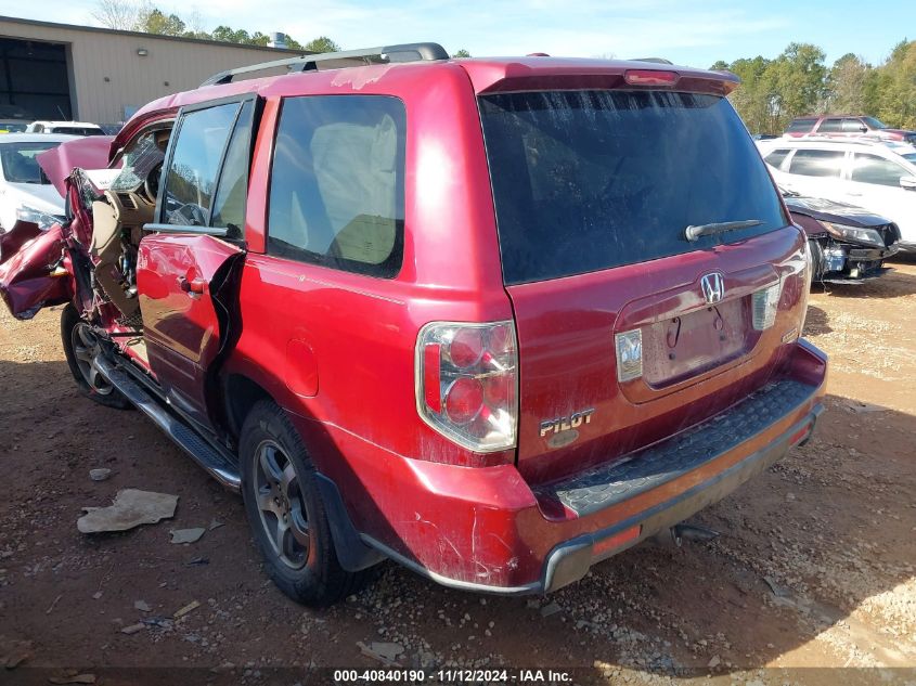 2006 Honda Pilot Ex-L VIN: 5FNYF18516B021800 Lot: 40840190