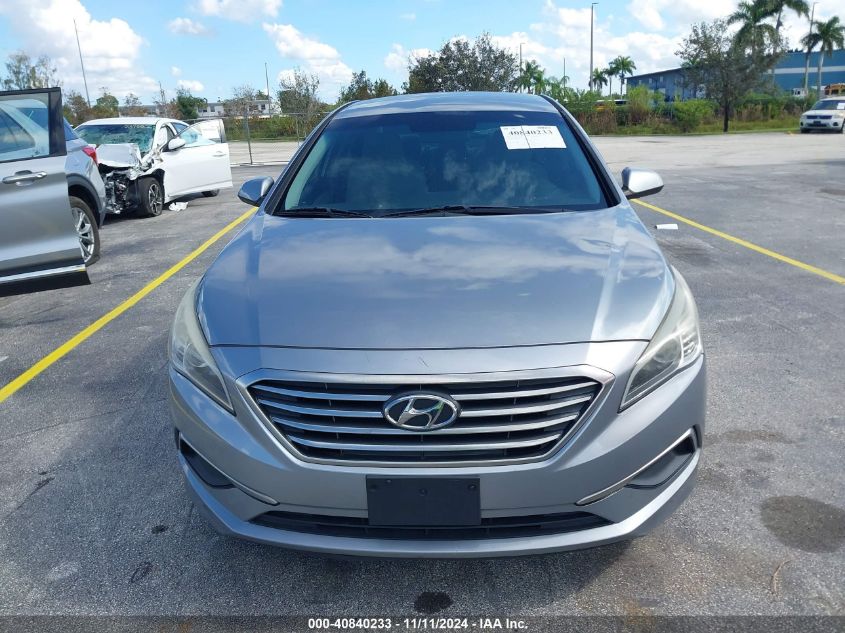 2016 Hyundai Sonata VIN: 5NPE24AF4GH401798 Lot: 40840233