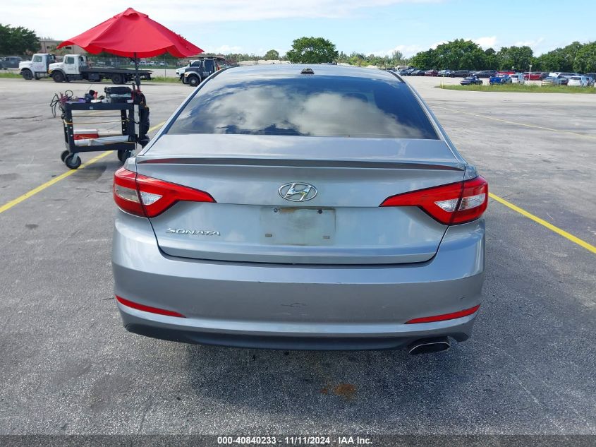 2016 Hyundai Sonata VIN: 5NPE24AF4GH401798 Lot: 40840233