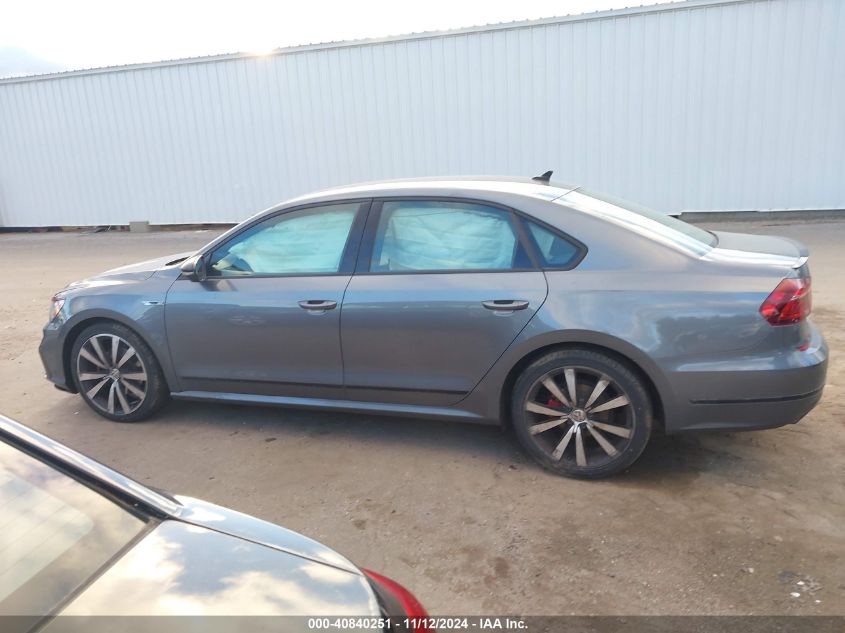 2018 Volkswagen Passat 3.6L V6 Gt VIN: 1VWJM7A38JC035019 Lot: 40840251