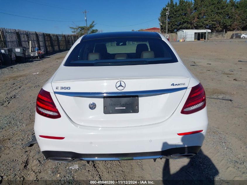 2017 Mercedes-Benz E 300 4Matic VIN: WDDZF4KB4HA145016 Lot: 40840280