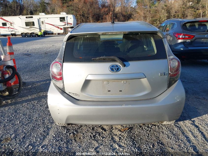 2014 Toyota Prius C Two VIN: JTDKDTB33E1072897 Lot: 40840281