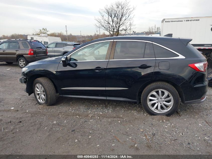 2018 Acura Rdx Technology Acurawatch Plus Packages/Technology Package VIN: 5J8TB4H56JL016526 Lot: 40840283