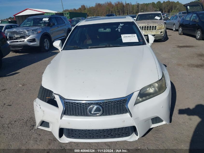 2013 Lexus Gs 350 VIN: JTHBE1BL4D5022548 Lot: 40840324