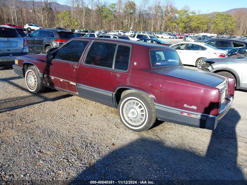 1991 Cadillac Deville VIN: 1G6CD53B0M4254479 Lot: 40840351