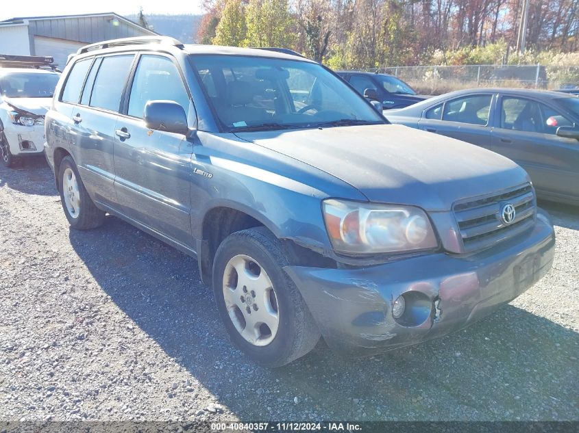 2004 Toyota Highlander Limited V6 VIN: JTEDP21A840031515 Lot: 40840357