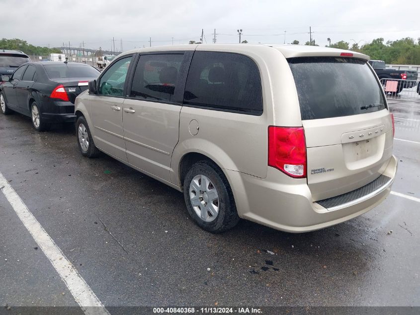 VIN 2C4RDGBG1DR640650 2013 Dodge Grand Caravan, SE no.3