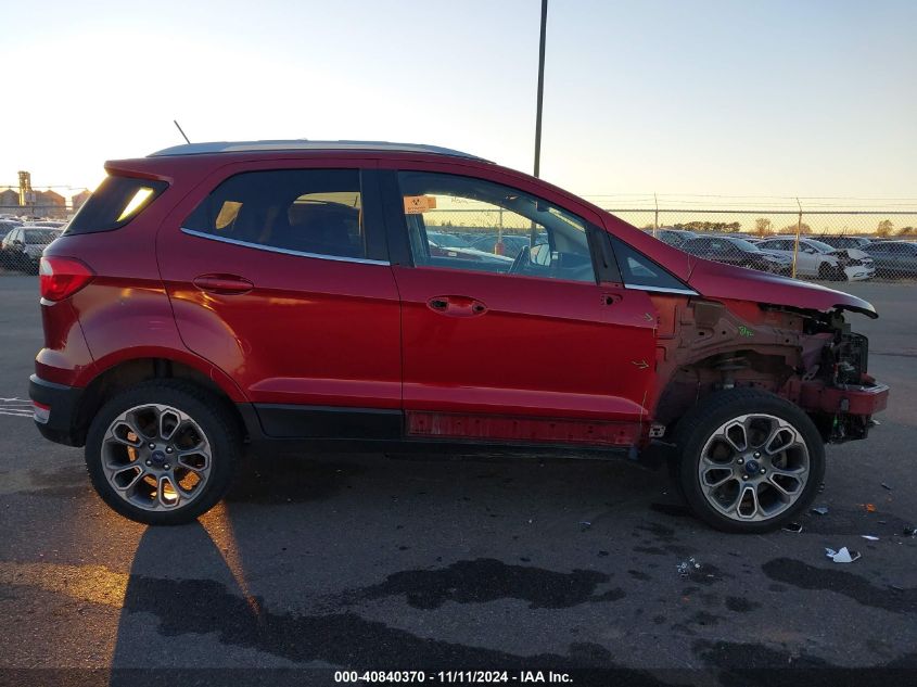 2018 Ford Ecosport Titanium VIN: MAJ6P1WL8JC160162 Lot: 40840370