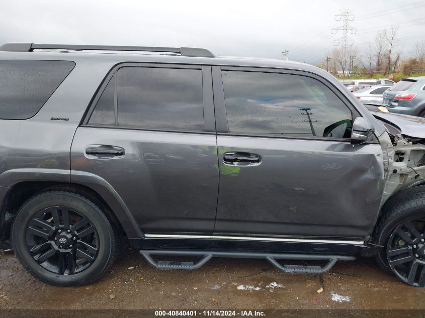 2020 Toyota 4Runner Nightshade Special Edition VIN: JTEBU5JR0L5811999 Lot: 40840401