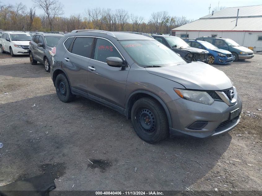 VIN KNMAT2MV3GP665375 2016 Nissan Rogue, S no.1