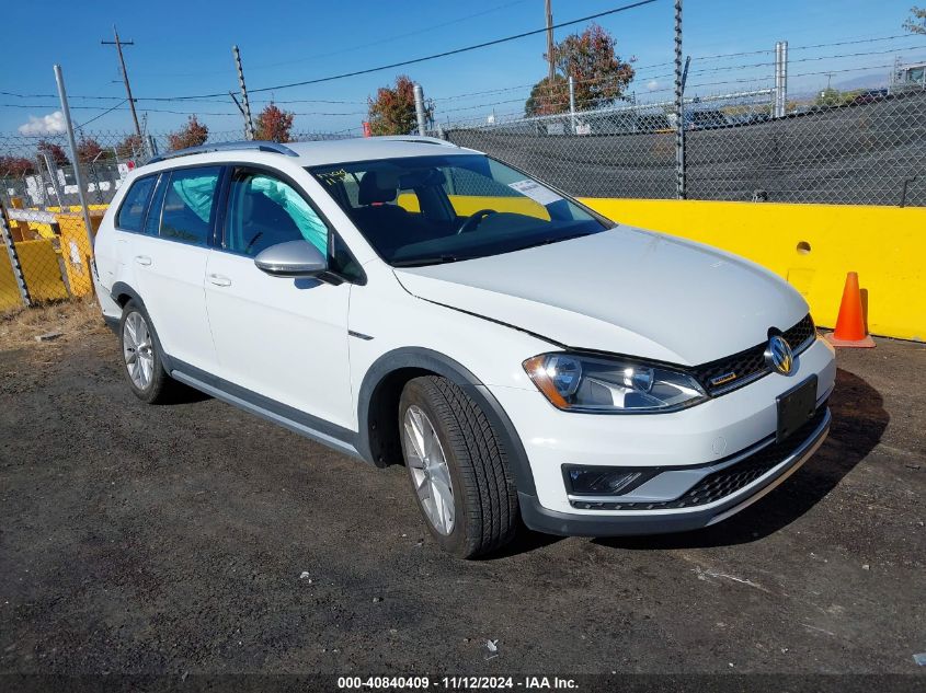 2017 Volkswagen Golf Alltrack Tsi S/Tsi Se/Tsi Sel VIN: 3VWH17AU4HM519617 Lot: 40840409