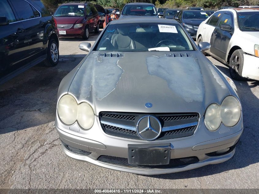 2003 Mercedes-Benz Sl 500 VIN: WDBSK75F63F050507 Lot: 40840415