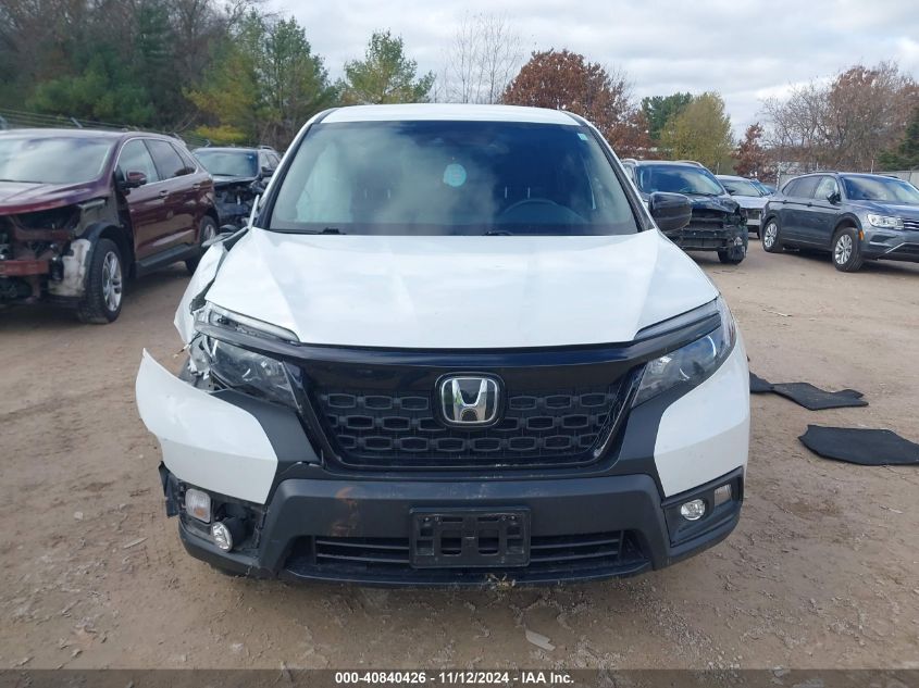 2021 Honda Passport Awd Sport VIN: 5FNYF8H28MB037861 Lot: 40840426