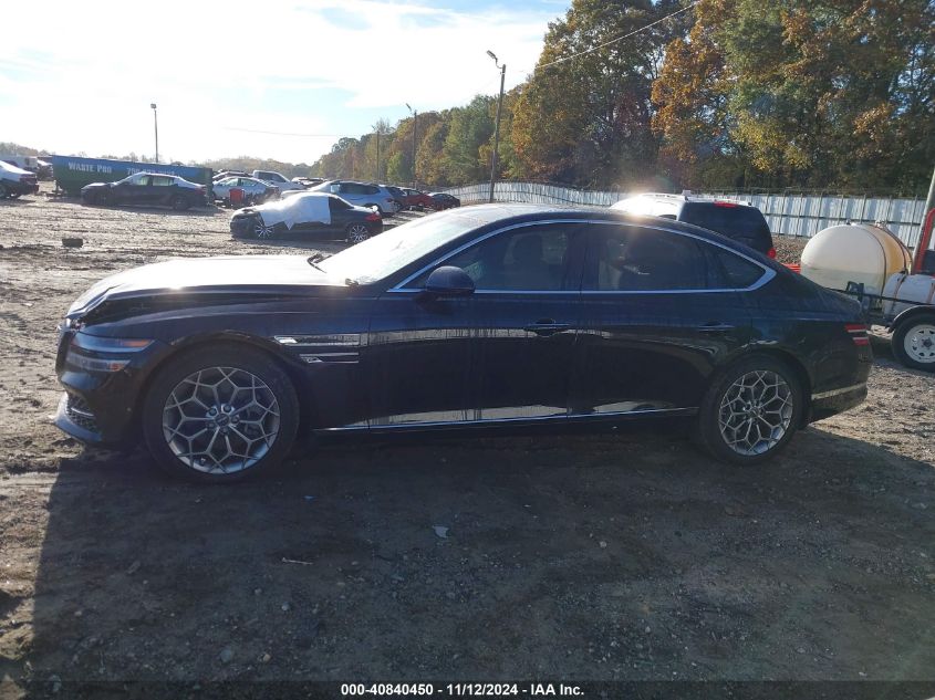 2024 Genesis G80 2.5T Awd VIN: KMTGB4SC5RU221642 Lot: 40840450