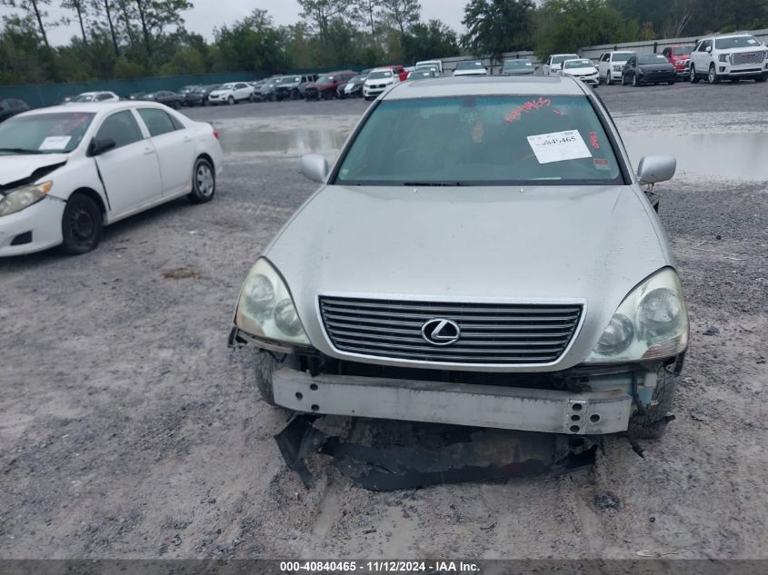 2001 Lexus Ls 430 VIN: JTHBN30F210018869 Lot: 40840465