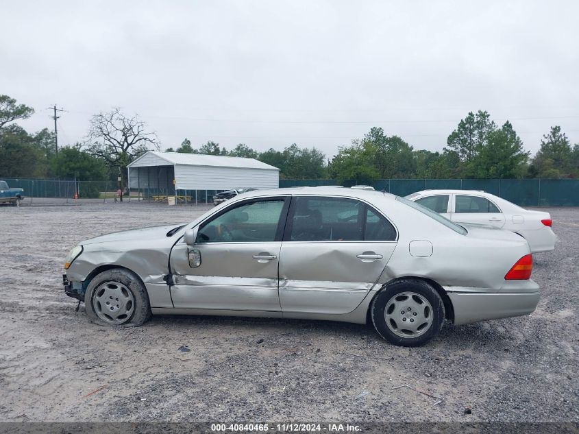 2001 Lexus Ls 430 VIN: JTHBN30F210018869 Lot: 40840465