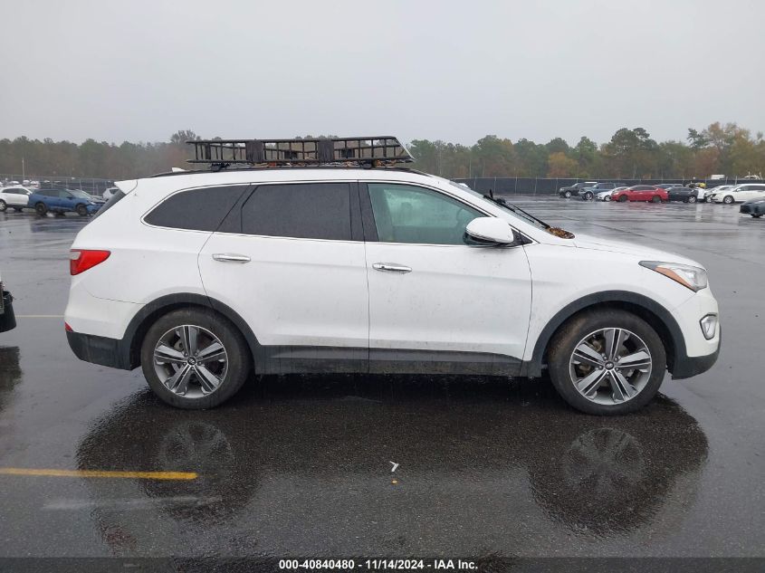 2016 Hyundai Santa Fe Se VIN: KM8SN4HF2GU160308 Lot: 40840480