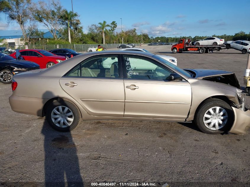 2005 Toyota Camry Std VIN: 4T1BE32K65U404426 Lot: 40840497