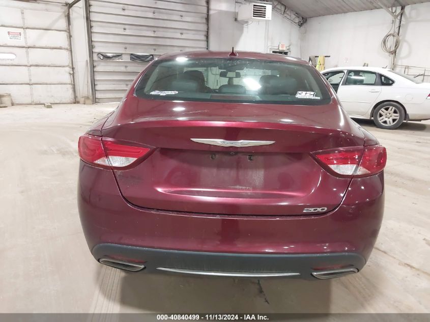 2017 Chrysler 200 Limited Platinum VIN: 1C3CCCAG9HN506012 Lot: 40840499