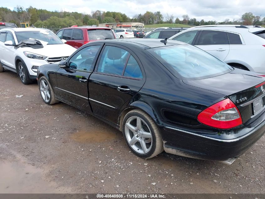 2008 Mercedes-Benz E 550 VIN: WDBUF72X58B255499 Lot: 40840508