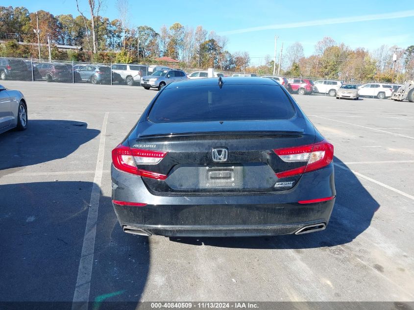 2021 Honda Accord Sport Special Edition VIN: 1HGCV1F47MA017006 Lot: 40840509