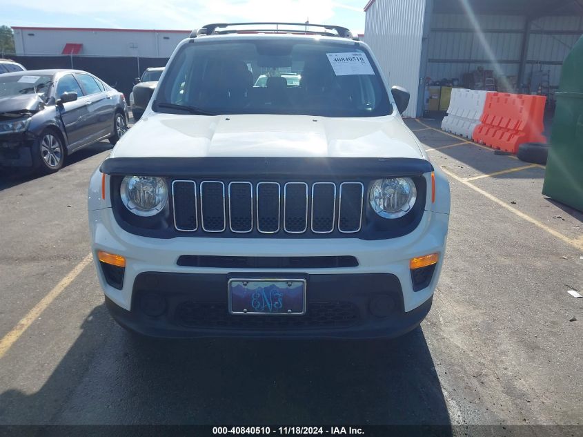 2020 Jeep Renegade Sport Fwd VIN: ZACNJAAB8LPL66096 Lot: 40840510