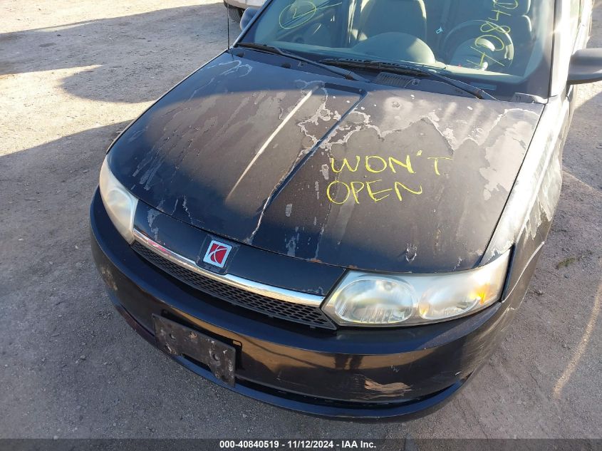 2003 Saturn Ion 2 VIN: 1G8AJ52F63Z128138 Lot: 40840519