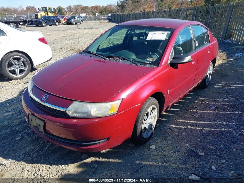 2004 Saturn Ion 2 VIN: 1G8AJ52F64Z186008 Lot: 40840529