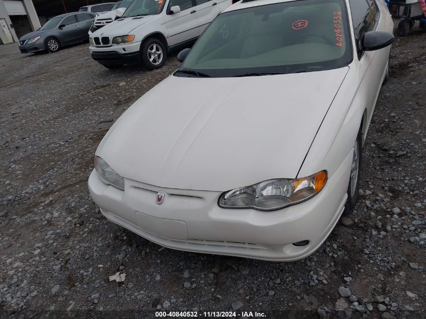 2005 Chevrolet Monte Carlo Lt VIN: 2G1WX12K859126669 Lot: 40840532