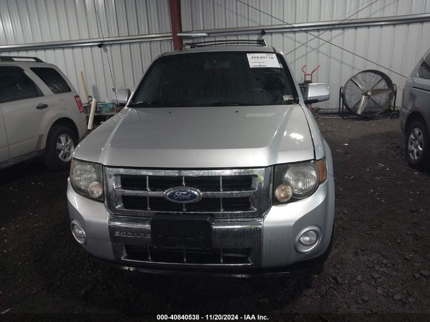 2011 Ford Escape Limited VIN: 1FMCU9EG8BKA37246 Lot: 40840538